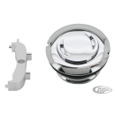 GZP Blk flushmount 1.5" gascap w/paintsv
