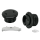 GZP Blk flushmount 1.5" gascap w/paintsv