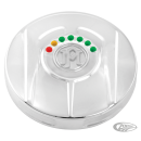 PM Scallop LED fuel gauge Chrome