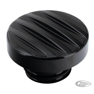GZP black ribbed screw in cap 82-e18