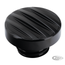 GZP black ribbed screw in cap 82-e18
