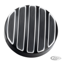 GZP black cut ribbed screw-in cap 82-e18
