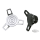 GZP Chrome cam style spinner cap vented