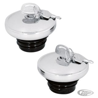 GZP Gascap late style chr w/key vented