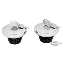 GZP Gascap late style chr w/key non-vent