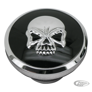GZP Skull bk/chrome Gascap 97-e18 vented