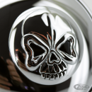 GZP Chr Skull lock gas cap 97-e18 vented