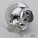 GZP Chr Skull lock gas cap 97-e18 vented