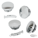 GZP Chr Pointed gascap & paint saver Set