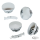 GZP Chr Pointed gascap & paint saver Set