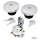 GZP Gascap set late  chr w/key+ig.switch