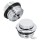 GZP Chr screw in pop-up gas cap non-vent