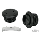 GZP Blk flushmnt 1.5" gascapset w/paints