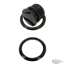 GZP Blk flush mnt gas cap XL98-e18 3.3g