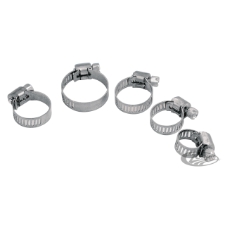 GZP 10pck Hose clamp 7/32" thru 1/2" sta