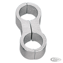 GZP Oil/Fuel line clamp matte chrome