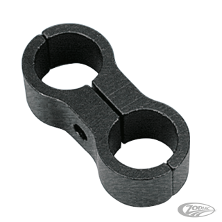 GZP Oil/Fuel line clamp black anodize