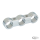 GZP Chrome plain oil line seperator 3 ho
