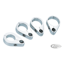 GZP 1" Clutch cable clamp chrome plat