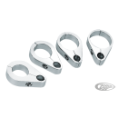 GZP 1 1/8" clutch cable clamp chrome pla
