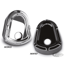 BEVELED IGN SWTCH CVR BLK FLH/T07-13