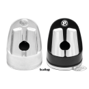 PM Scallop Ign switch cover 07-13 Chrome