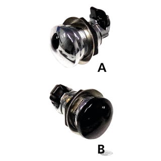 GZP Chr fuel door push button releasekit