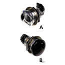 GZP Chr fuel door push button releasekit
