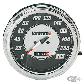 GZP Speedo MPH, early style black face,