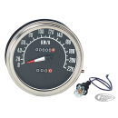 GZP Speedo KPH, late style Black Face, 2