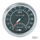 GZP Speedo/Tacho combo MPH, black face,