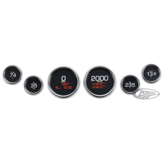 HLY BGR 6 GAUGE MLX 96-03  Chrome Bezels