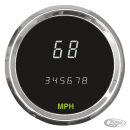 Round Digital Speedometer 3-3/8" KPH+MPH