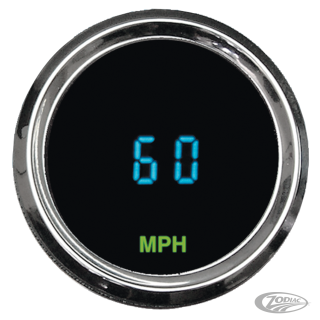 Round Mini Speedometer 2-1/16" KPH