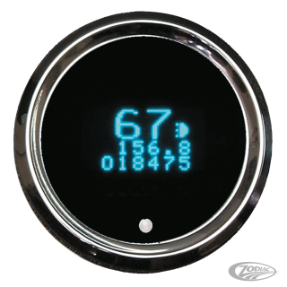 Dakota Round Mini Speed/Tach w/indicator