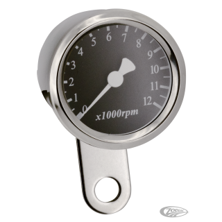 GZP 48mm Electronic Tacho Black