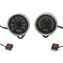 GZP Electr speedo 80mm SS housing MPH 95