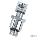 Chrome plated oil gauge fitting H-D 70up