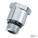 Chrome plated base for gauge mounting