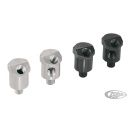EVO pressure gauge adaptor dual, satin