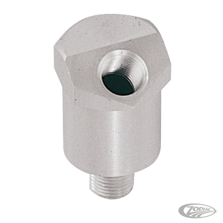 EVO pressure gauge adapter single, satin