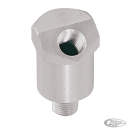 EVO pressure gauge adapter single, satin