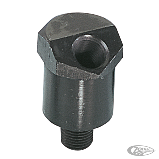 EVO pressure gauge adaptor single, black