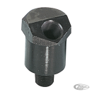 EVO pressure gauge adaptor single, black
