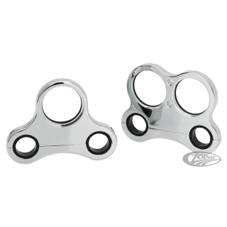 GZP Chr billet Dual gauge f/T-bar no hol