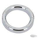 GZP Chrome Dimpled billet instr bezel 2"