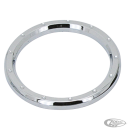 GZP Chr Dimple billet instr bezel 3-5/8"