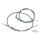 GZP Braided Clear Coated speedo cable L=