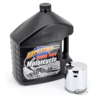 Twin Cam engine oil service kit Chrome