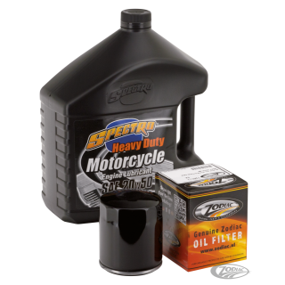 Twin Cam engine oil service kit Black
